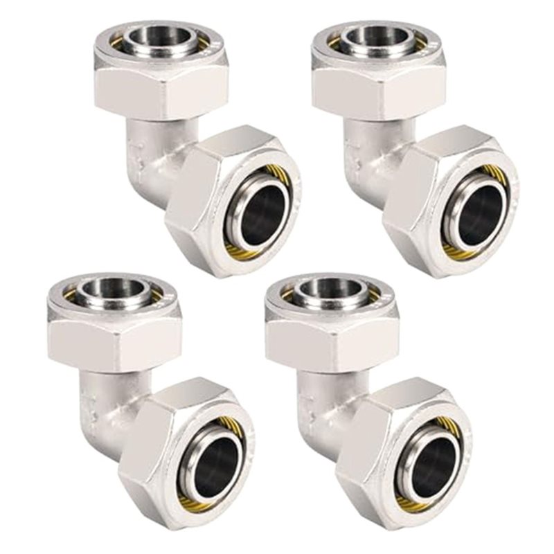 DTA4-Brass-Nickel Plated Air L - Compression Fitting Brass 评论和价格