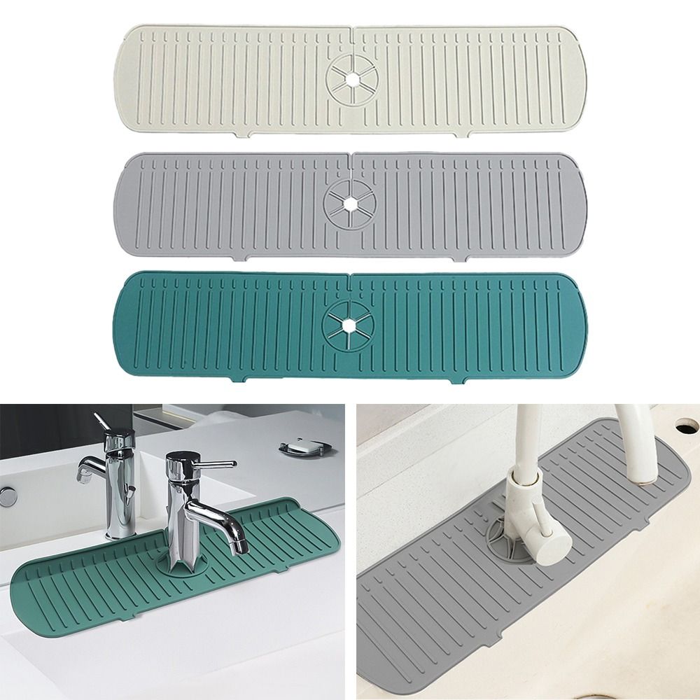 35/45/61cm Silicone Faucet Mat - Silicone Tap Washer 评论和价格