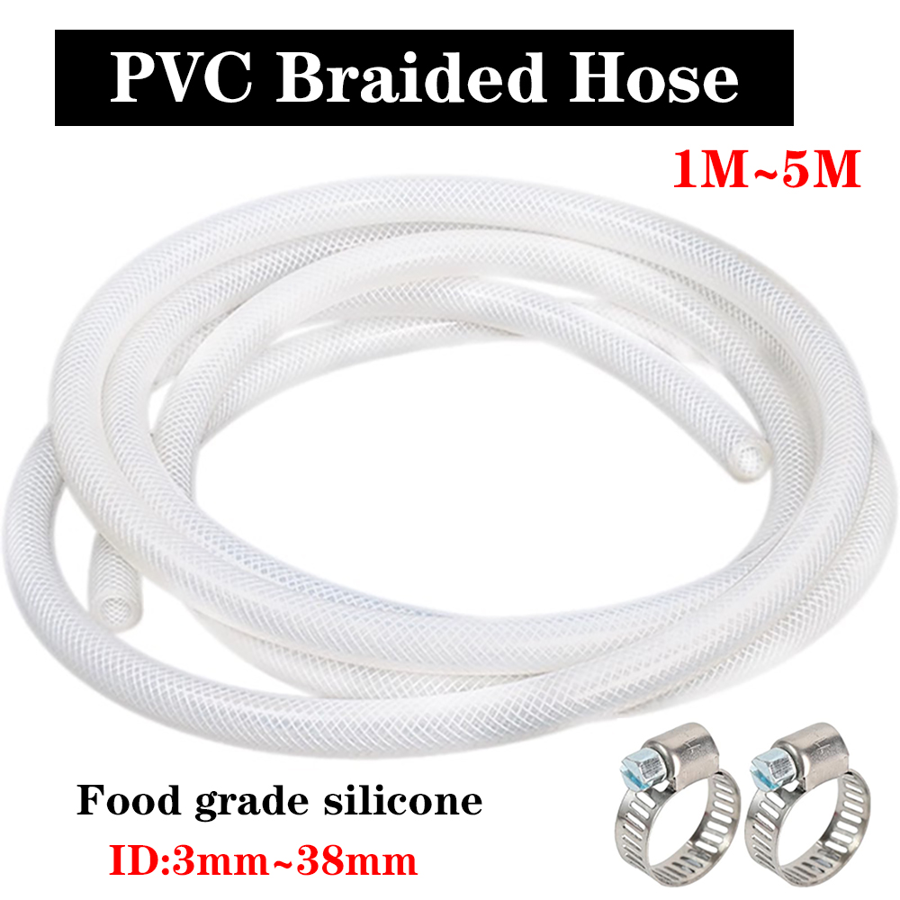 1M Braided Clear Flexible PVC  - Flexible Hose Braided 评论和价格
