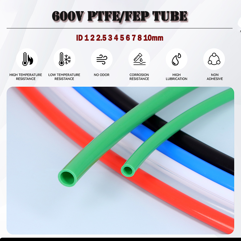 600V PTFE/FEP Tube ID 1 2 2.5  - Ptfe Tape Thread 评论和价格